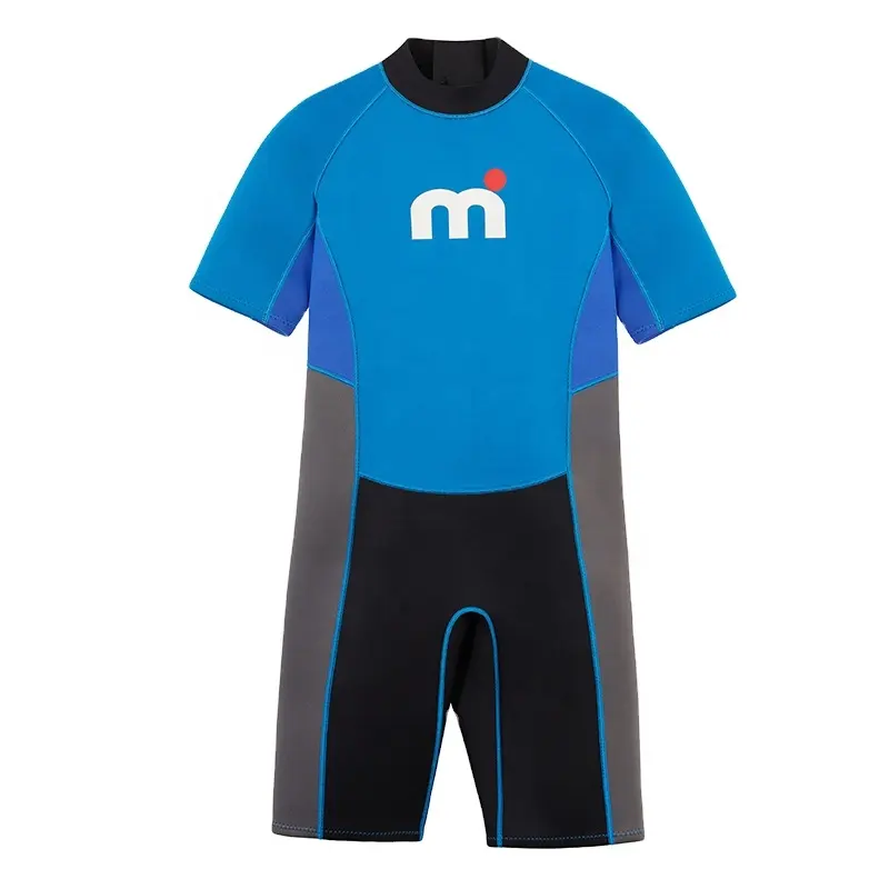 UOO Premium Neoprene Back Zipper Short Diving Suit for Snorkeling