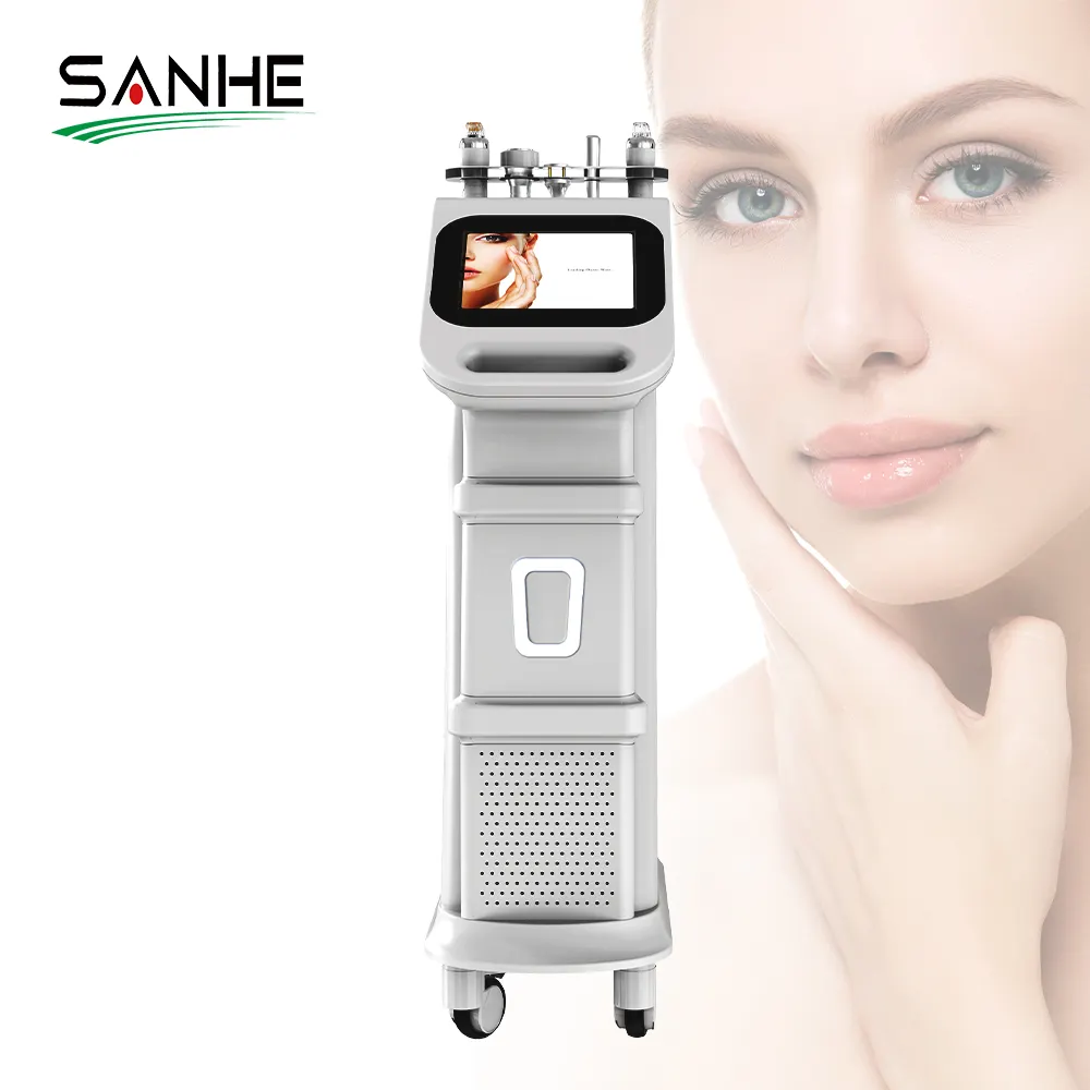 Vertical RF Microneedling Machine Vacuum Therapy Acne Removal and Deep Wrinkles Removal Machine