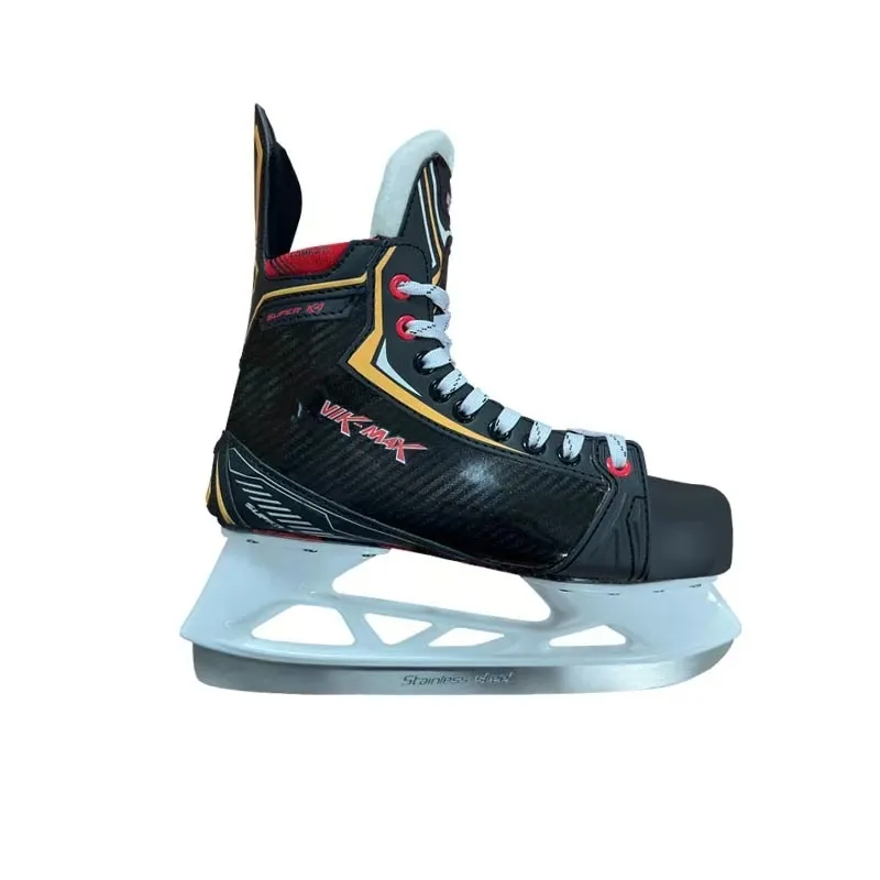 Vik-Max 2026 Professional Ice Hockey CNC Aluminum Alloy Skates for Adults PVC+EVA Composite for Winter Sports & Hockey TrainingReorder rate 24%