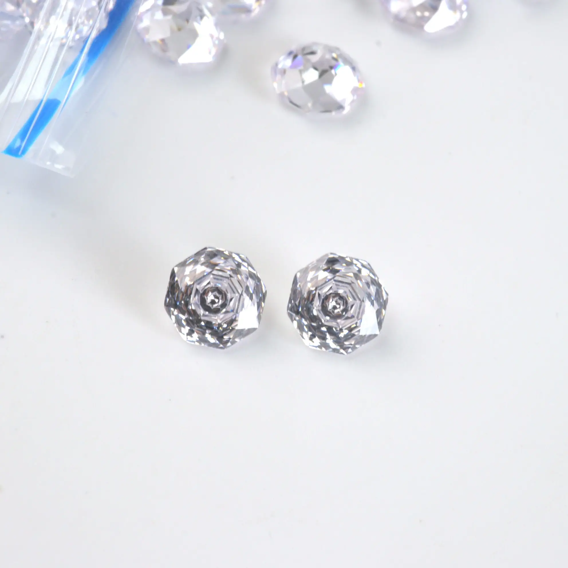 White Cubic Zircon Octagon Rose Cut Shape Loose Gemstones 6mm-12mm for Jewelry Making High Quality Factory Direct MOQ 50Pcs/bagPKR 6,298 off shippingDelivery by 23 Dec