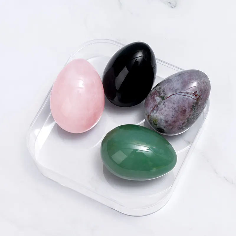 Wholesale 100% Real Natural Jade Stone Natural Drilled Rose Quartz Nephrite Jade Yoni Eggs for WomenPKR 6,298 off shipping3-day dispatch