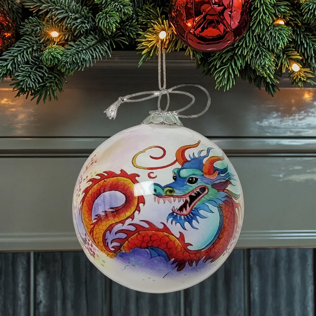 Wholesale 8cm New Design and High Quality Inside Painted Xmas Glass Balls & Christmas OrnamentsReorder rate 16%