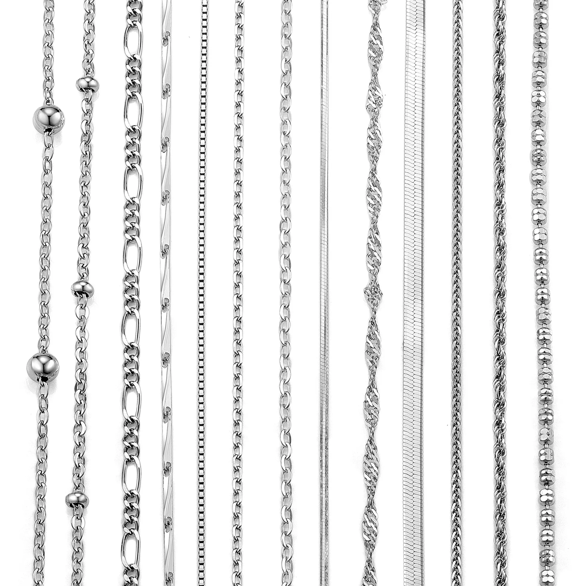 Wholesale 925 Sterling Silver Chain Necklace Custom Length Gold Plated Jewelry For Brands And RetailersReorder rate 22%