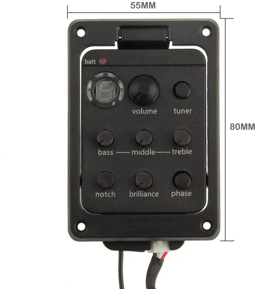 Wholesale High Quality Acoustic Guitar Pickup Folk Guitar Pickups Piezo EQ Tuner Digital Equalizer System EqualizerPKR 6,298 off shippingDelivery by 23 DecReorder rate 16%