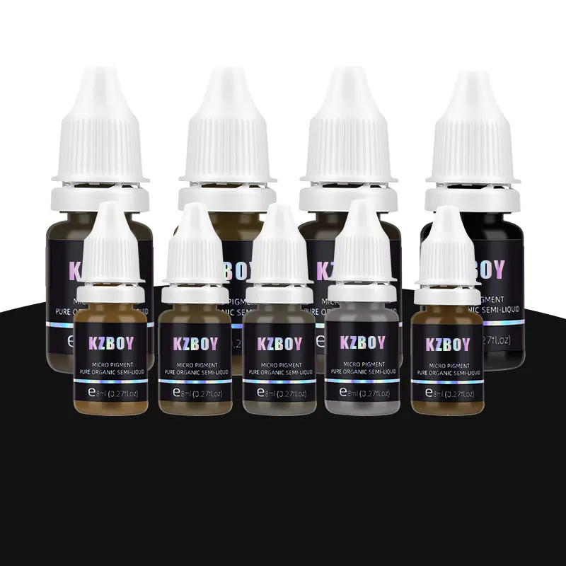 Wholesale High Quality Organic Microblading Colour Micropigmentacion Ink Brows Micro PMU Lips Tattoo Permanent Make up Pigment