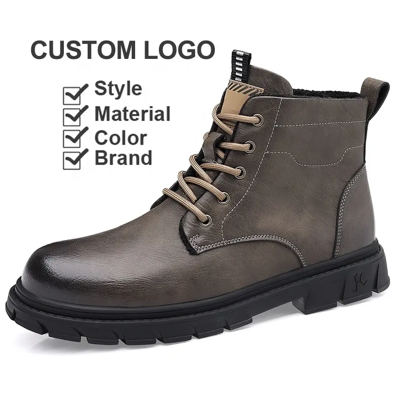 Winter Chukka Boots for Men Factory Black Elegant Leather Ankle Boots for Men Hunting Dress Boots Men'sPKR 6,298 off shippingDelivery by 23 DecReorder rate 29%