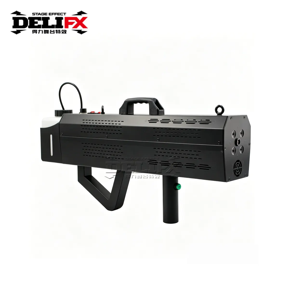 Wireless 2000W LED Fog Machine 15A Lithium Battery 1.5L Tank Smoke Gun LED Stage Smoke Generator for DJ Nightclub Stage Effect