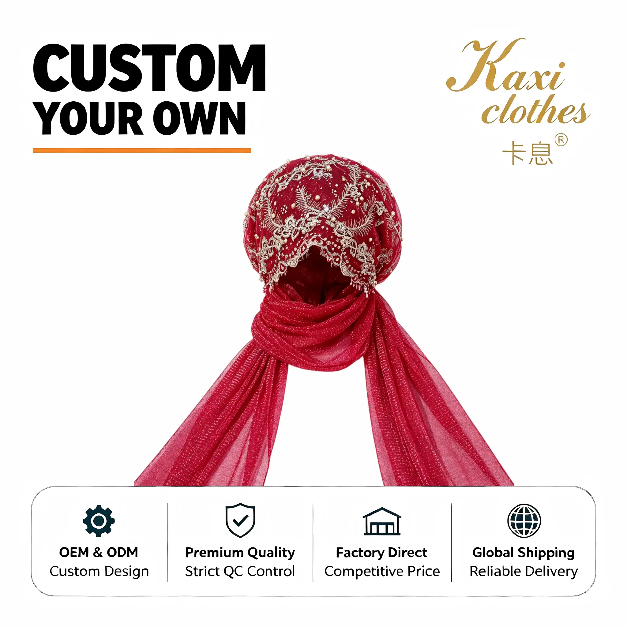 Women's Ethnic Gele Turban Hat New Designer African Bonnet Hijab with Glitter Rhinestone Stretch Cap Sporty Outdoor Wholesale