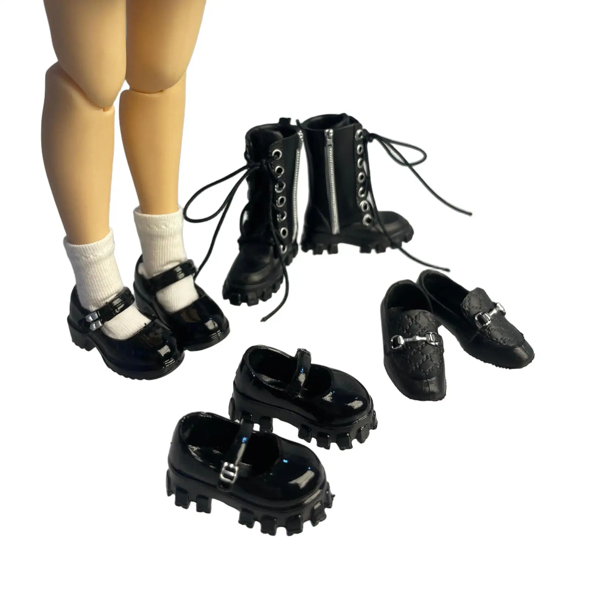 1:8 Scale BJD Doll Shoes Special Six Custom Doll Shoes Azone Eternal Night Engraved OB 24m Sweet 4 a Si 3.0 Mary Jane StyleReorder rate 21%