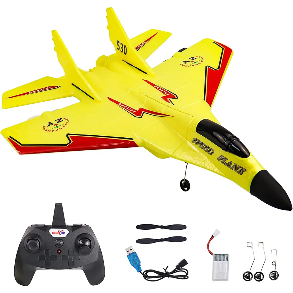 2.4GHZ Remote Control Airplane Toys Easy to Fly Rc Foam Glider Rc Plane Boy Toy Flying Toy Fighter with Gyro for BeginnerReorder rate 20%