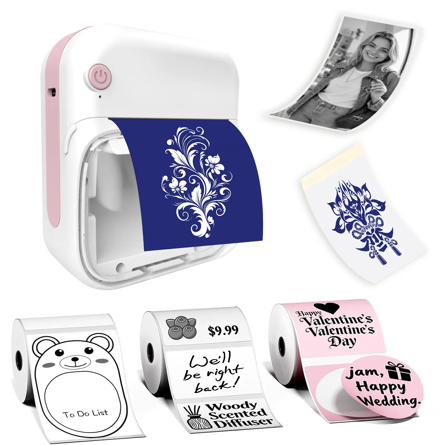 2026 Portable Tatto Printer Inkless Label Thermal Mini Printer Heat-Sensitive Pocket Wireless Tattoo Transfer PrinterPKR 6,298 off shippingDelivery by 02 Dec