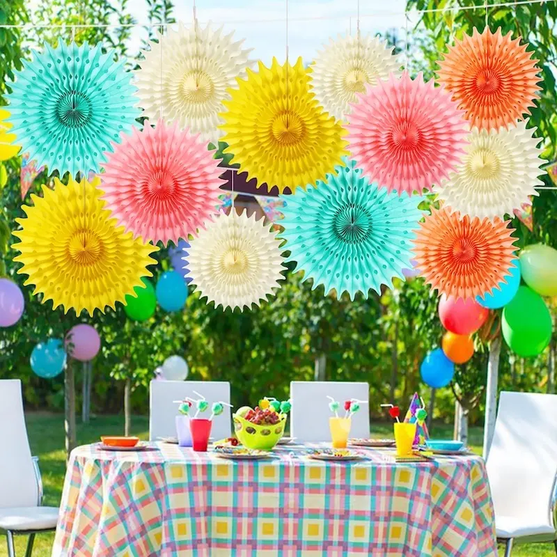 Artistic Accordion Fans Party Pack - Hanging Accordion Discs for Holiday Decor, Christmas & New Year DecorationsPKR 6,298 off shippingDelivery by 17 DecReorder rate 18%