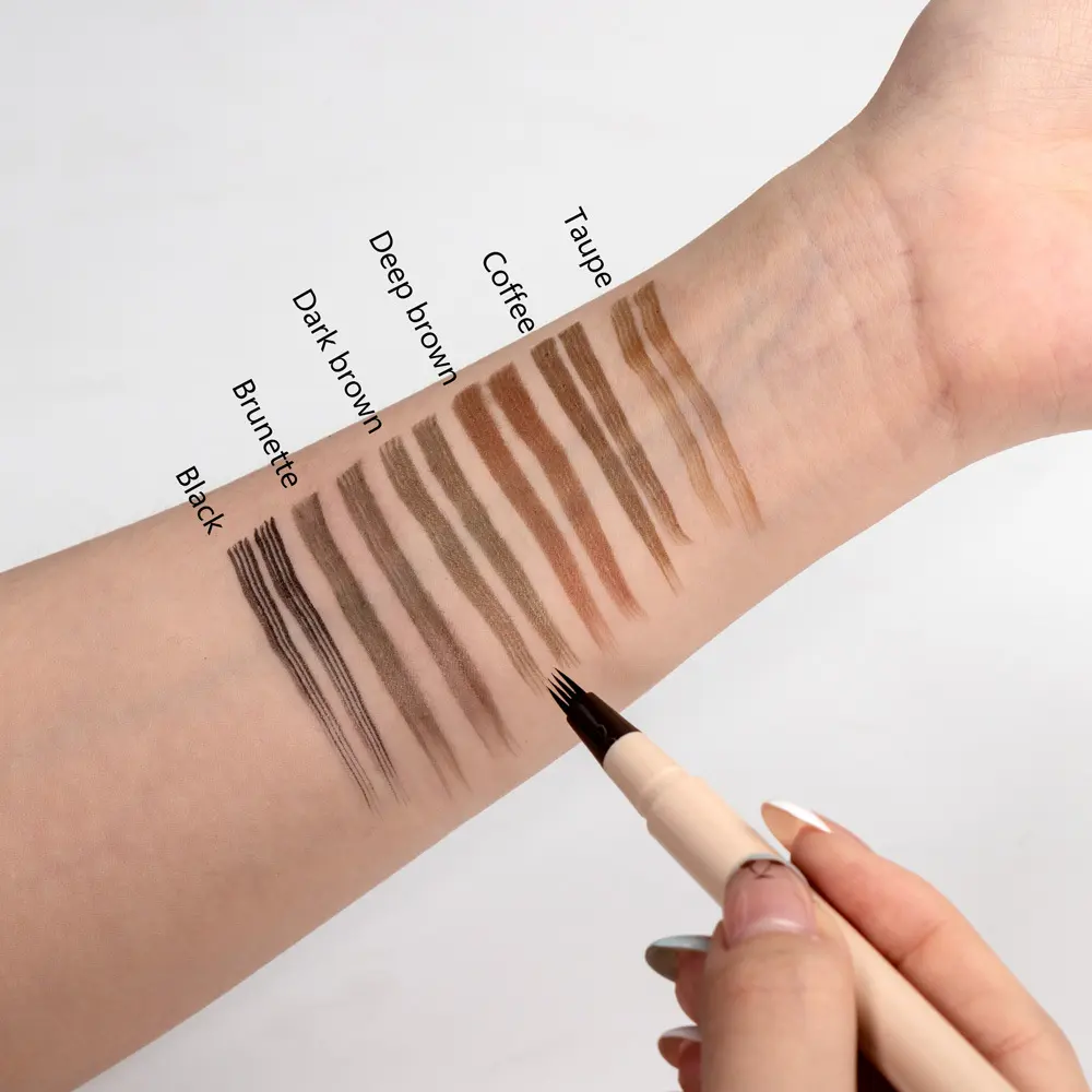 certified Custom Vegan High Pigment Microblading Eyebrow Pencil Private Label Sculpt Brow Waterproof Liquid Brow Pencil CosmeticReorder rate 15%