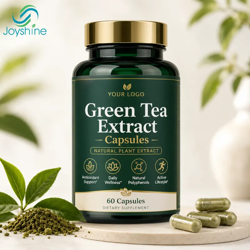 certifiedOEM/ODM Factory Wholesale Private Label Green Tea Extract Capsules High Quality Natural Dietary SupplementReorder rate 34%