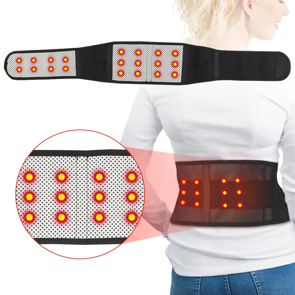 certifiedSelf-Heating Lumbar Brace And Abdomen Belt Magnetic Therapy Waist Support Graphene Tourmaline Healthcare Supply