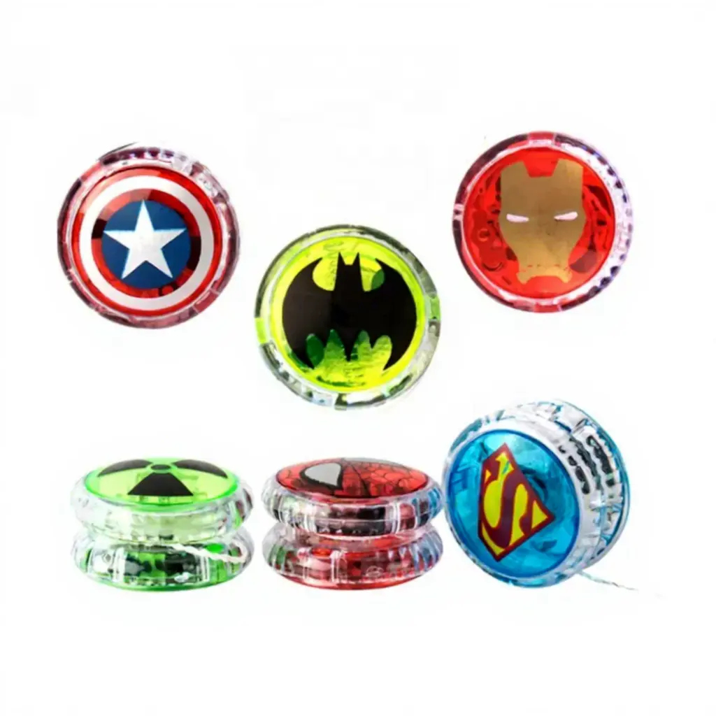 certifiedZhengguang Hot Selling YOYO Custom Factory Professional Mini Wing Shaped Plastic LED Light Yoyo Toy