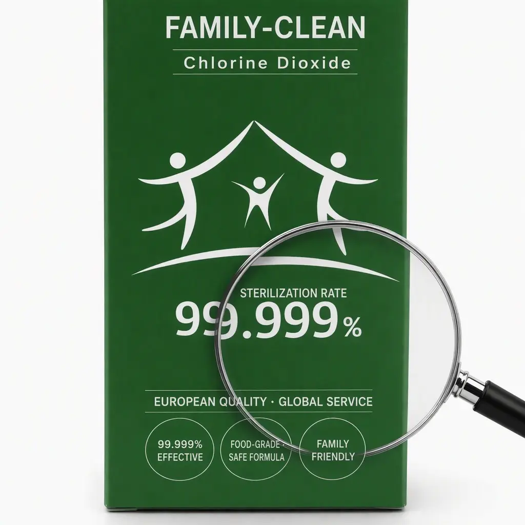 Chlorine Dioxide Household Disinfectant Spray FAMILYCLEAN 500ml Alcohol Free Food Grade Sanitizer Multi Surface Cleaner Spray