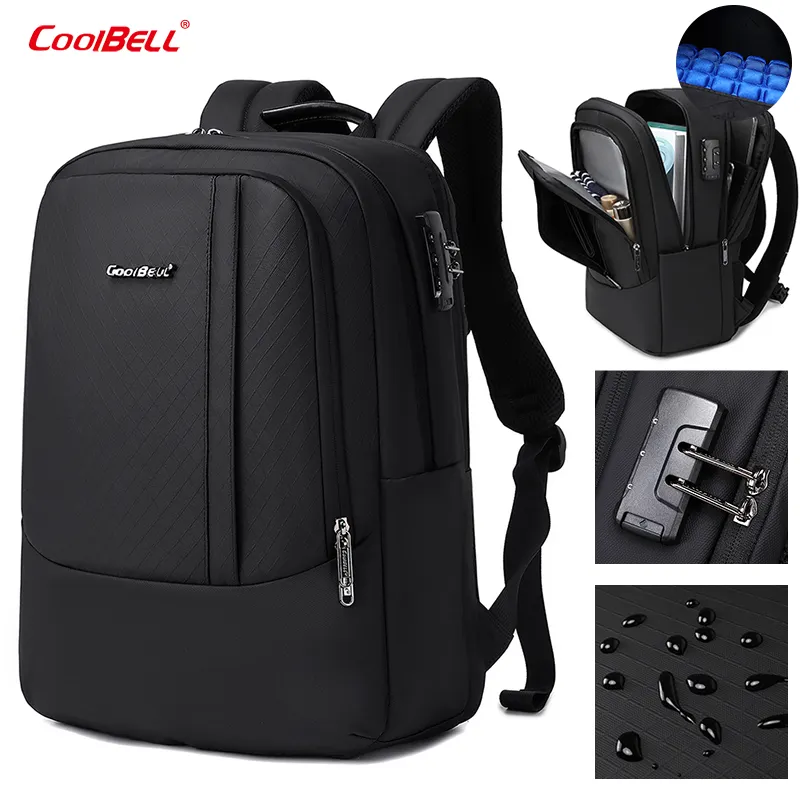 CoolBELL Cross Border Large Capacity Business Laptop Bag 15.6 Inches Men's Stylish Premium Travel Wet Dry Separated BackpackPKR 6,298 off shipping180-day lowest pricesDelivery by 17 DecReorder rate 1