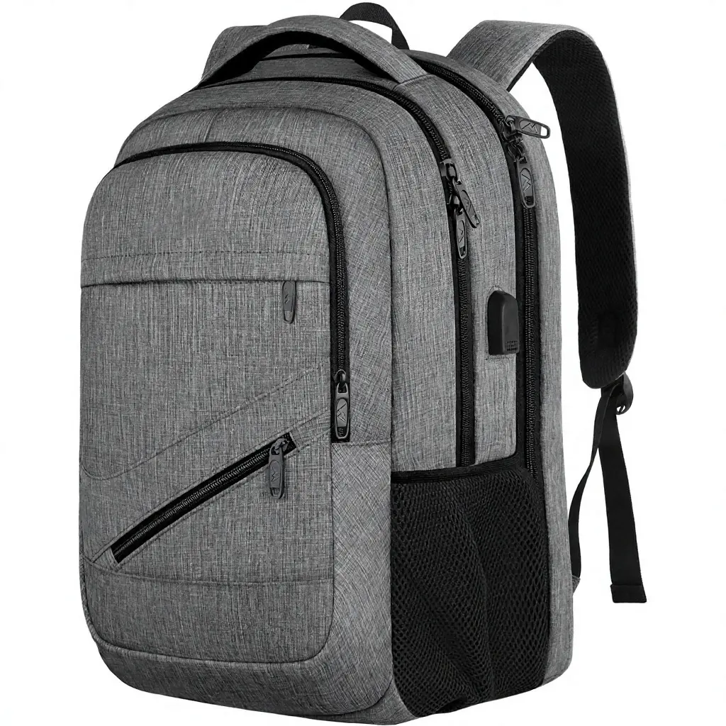 Cross-border New-style Denim Computer Backpack Large Capacity Multi-functional USB Charging Dual-shoulder Bag Business LaptopPKR 6,298 off shippingDelivery by 24 Dec