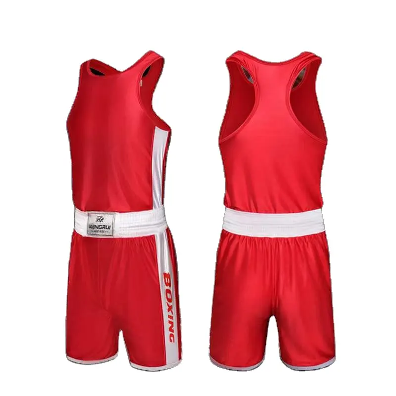 Custom Boxing Uniform OEM Customized Boxing Cloth Martial Arts Boxing Sport Wear with Customer Logo