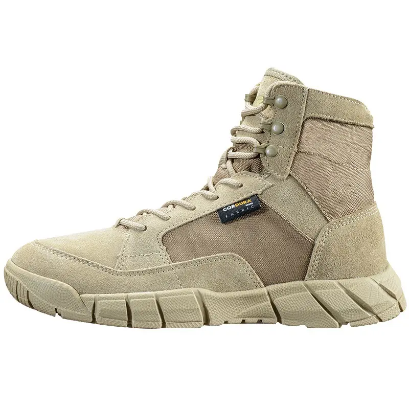 Custom Light Weight Outdoor Tactical Boots Breathable Desert Boots Shoes for MenReorder rate 37%