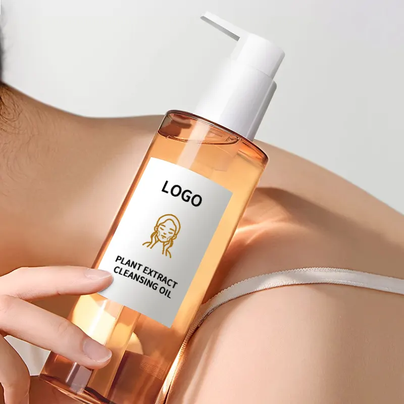 Custom Vegan Makeup Remover Cleansing Oil Deep Cleaning Whitening Face Wash Camellia Cleansing Oil