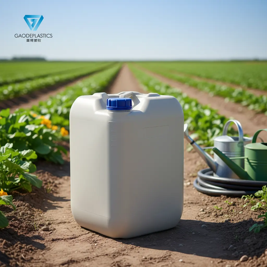 Customizable 25L Gray Stackable Barrel Ideal for Bulk Storage and Transportation