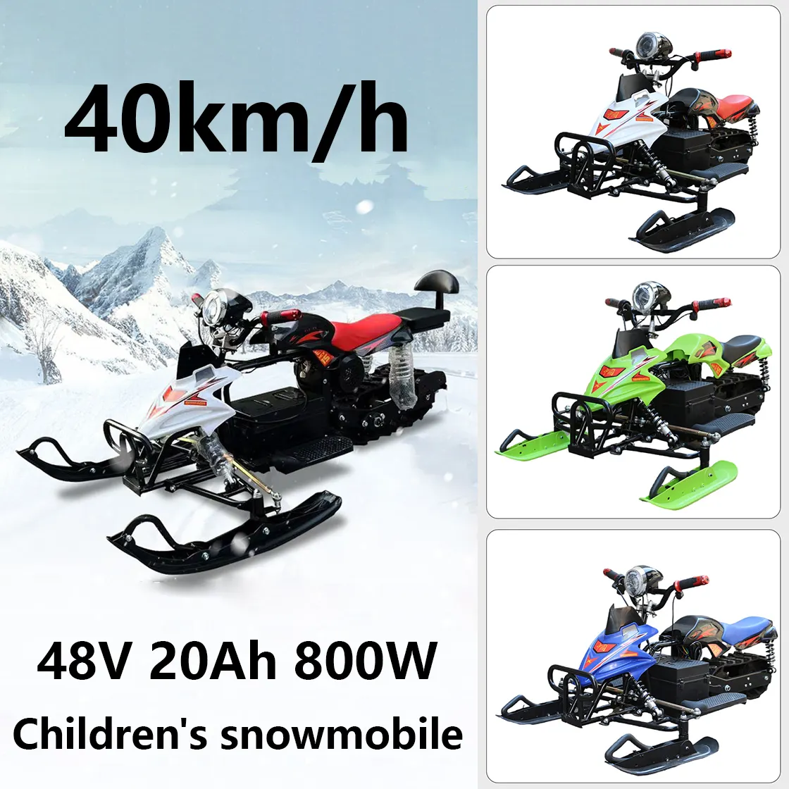 Electric Children's Double-Person Snow Scooter with 40V 200kg Load Capacity Off-Road Sandy Tire & 15 Climbing AngleReorder rate 16%