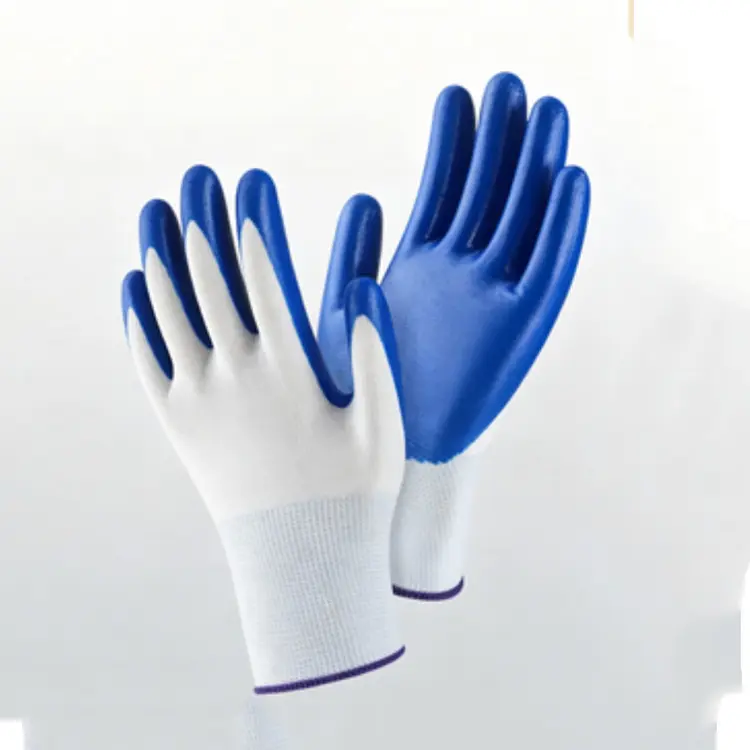 Good Quality Wholesale Nitrile Coated Anti-slip Construction Gardening Driving Work Glove