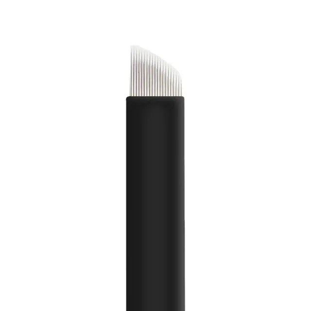 High Quality Customized 0.15mm 304# Stainless Steel Disposable Eyebrow Microblading Needles for Permanent Makeup