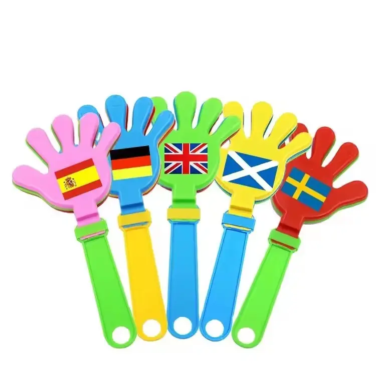 Hot Sale Attractive Design Plastic Concert Cheer Plastic Hand Clapper Noise Makers Toys with PartyReorder rate 20%