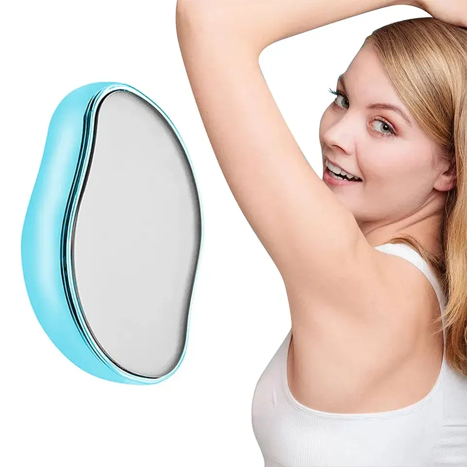Hot Sale Crystal Hair Remover Painless Glass Hair Eraser Magic Epilator Washable Reusable Full Body Manual Hair Removal
