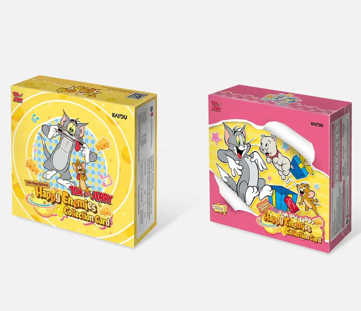 KAYOU Paper Trading Cards Series 1 2 Chase Fun Edition Happy Enemies Cartoon Collectible Blind PackReorder rate 33%