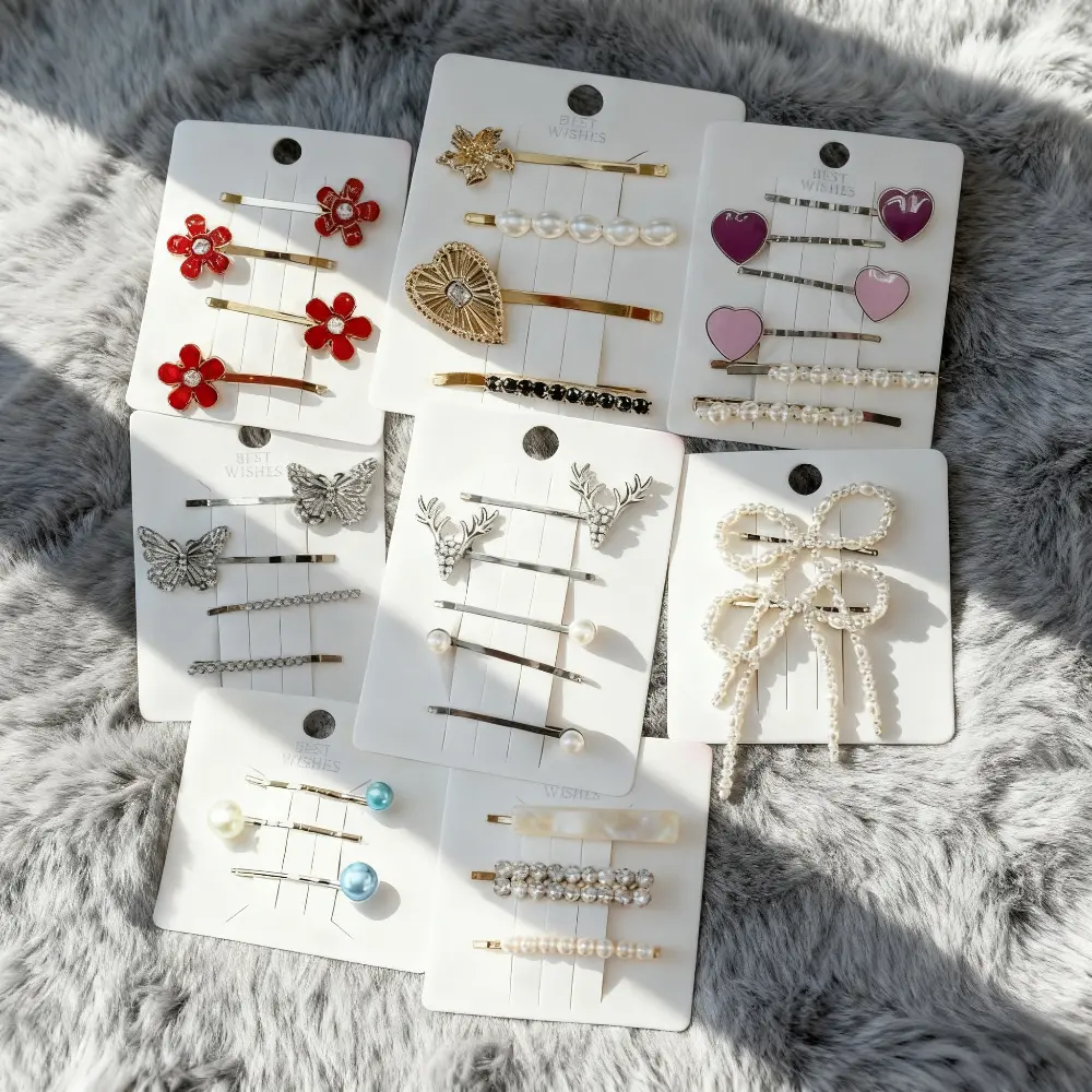 Korean Fashion Pearl Rhinestone Shining Metal Hair Clip Luxurious Girls Wedding Accessories Carton PackagingPKR 6,298 off shippingDelivery by 23 Dec