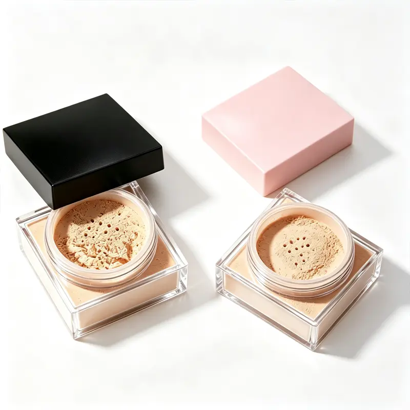 Loose Setting Powder Oil Control Water Resistant Face Powder Fine Lightweight Long Lasting Soft Focus Natural Matte Finish Set