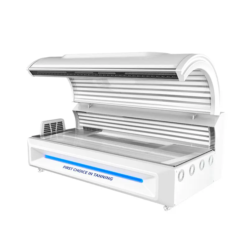 Luxury Lay Down Sunbed Tanning Equipment Touch Screen & 42-44 Lamps for Beauty Salon and Spa UseReorder rate 28%