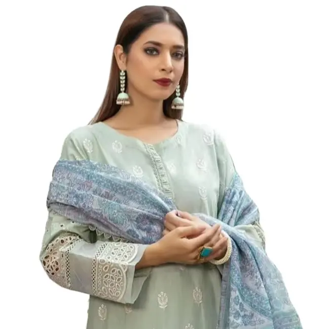 Make Your Day Special Wear Most Attractive Georgette Silk Embroidered Ethnic Modern Fancy Muslim Chikankari Salwar Churidar
