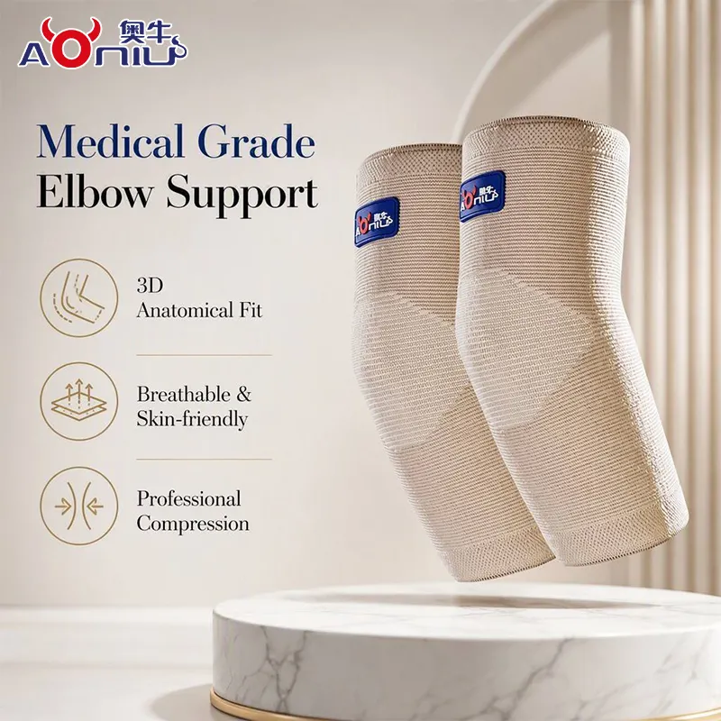Medical Grade Nude Elbow Compression Sleeve 3D Seamless Knit Elbow Support for Tennis Elbow & Recovery UnisexPKR 6,298 off shippingDelivery by 17 DecReorder rate 33%