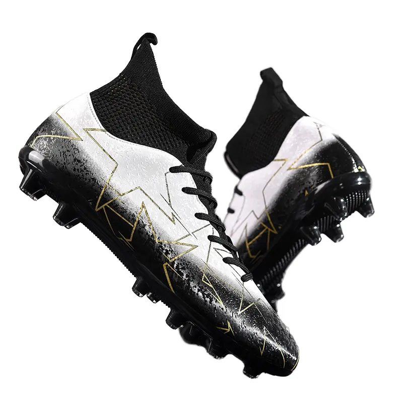 Men's Sports Football Shoes High Value logo Size Comfortable Breathable Spike Sports Shoes Men.Reorder rate 42%