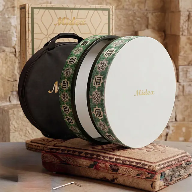 Midex BR-410 Double Layer Carbon Fiber Drum Case with Adjustable Strap and Ventilation Handmade Durable Portable