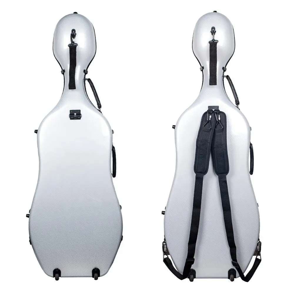 NAOMI Full Size Cello Hard Case Carbon Case 4/4 for Acoustic Handmade Cellos Electric CelloReorder rate 15%
