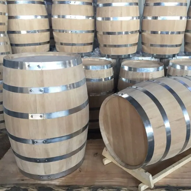 New Oak Barrel 225L 200l Liter Wooden Barrels for WhiskeyReorder rate 50%