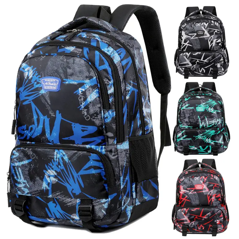 New Primary School Students From Grade 1 to Grade 6 High Capacity Load Reduction Ridge Protection Super Light Boy Bag SchoolbagReorder rate 31%