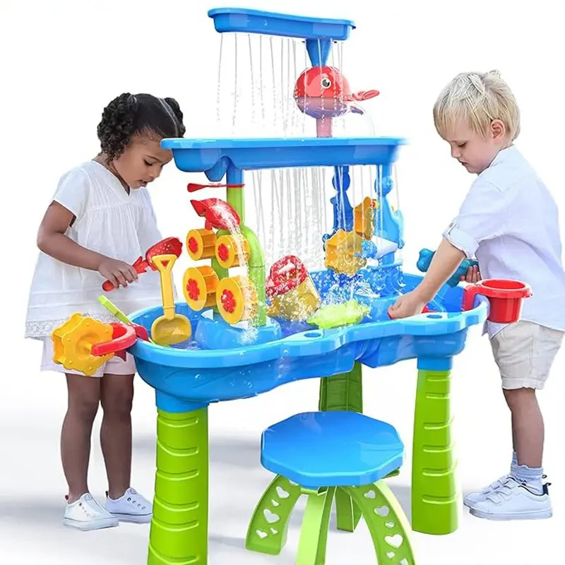 New Three-layer Children Beach Playing Water Table Large Indoor Water Toy Table Manufacturers Wholesale Outdoor Beach Toy Table