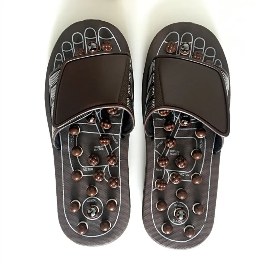 Plantar Fasciitis Relief Foot Massager Reflexology Massage Flip Flops Shoes Sandals Acupressure Slippers Slides for Men Women