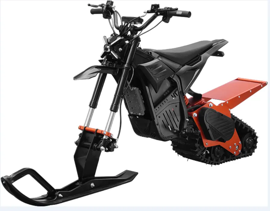 Professional 2000W 48V Electric Snow Scooter QC26-2 Heavy-Duty Waterproof Outdoor Road Sport Ski-Moto DesignReorder rate 20%