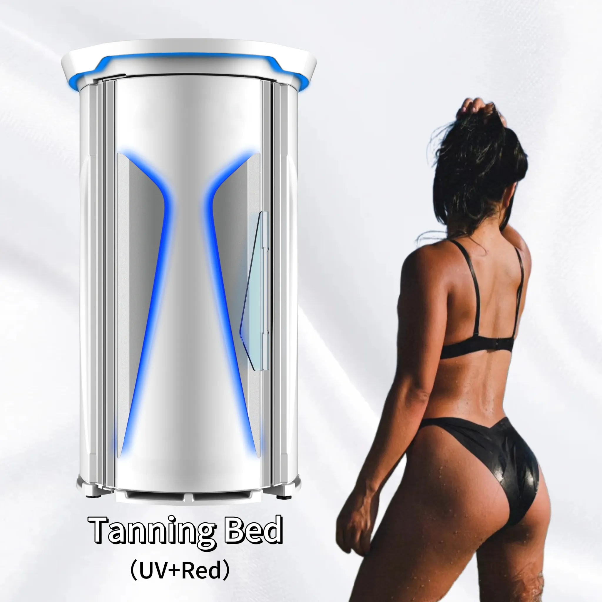 Professional F11 Sunbed Tanning Bed Germany Cosmedico 54pcs Lamps for Spa Center With UV Collagen Tan Bed