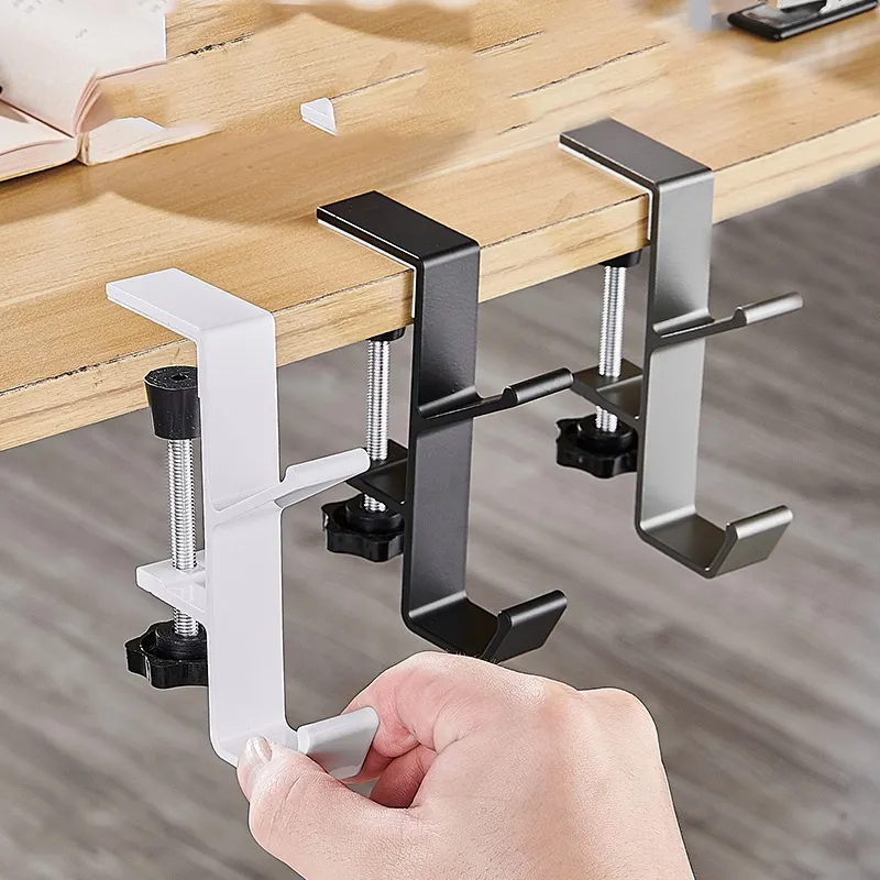 Punch Free Desk Side Handbag Rack Bag Hanger Double Hook Clip on Aluminum Stand Office Desk Bag HookPKR 6,298 off shipping180-day lowest pricesDelivery by 24 DecReorder rate 38%
