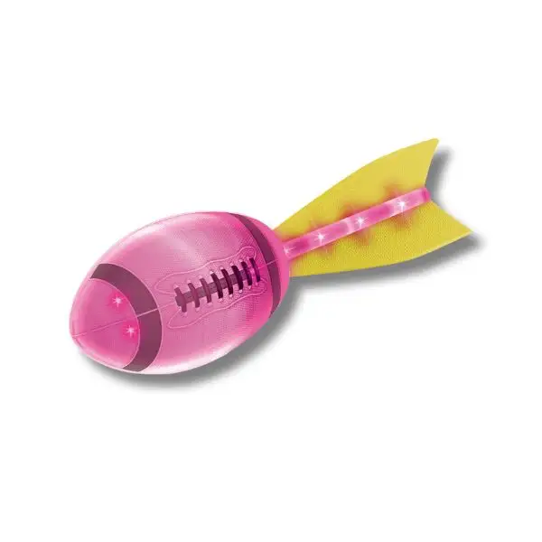Rechargeable LED Missile Football Launcher Set Outdoor Sports Ball Throwing Rocket American Football Toy for KidsReorder rate 22%