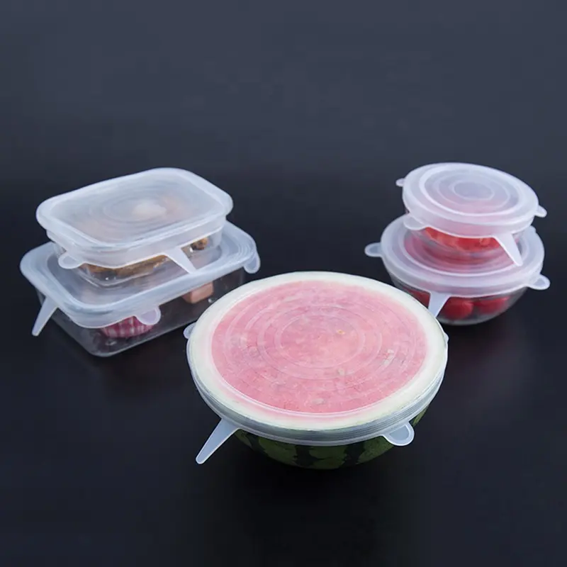 Silicone Stretch Lids Reusable Silicone Lids, Replacement Lid, Silicone Food Bowl CoversReorder rate 21%